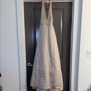 David’s Bridal Champagne Gown